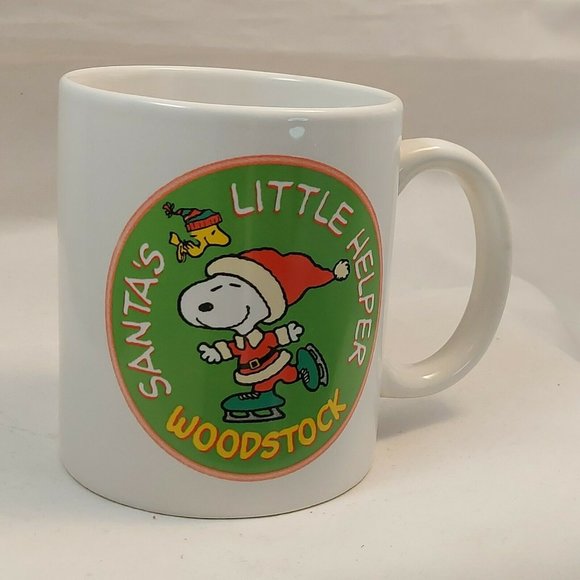 2011 Peanuts Worldwide LLC Snoopy Charlie Brown Woodstock Christmas Mug - Picture 7 of 8